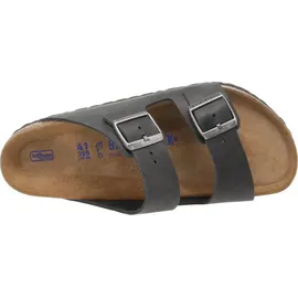 Birkenstock Arizona Weichbettung Naturleder geölt schwarz 46