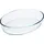 Pyrex Bräter Glasbräter, oval, Glas, Transparent, 35 x 24 x 6 cm