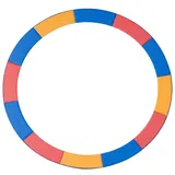 Homcom Randabdeckung Sicherheitsnetz Mehrfarbig Ø 366 cm