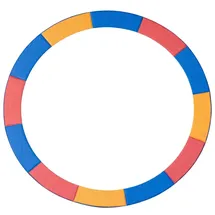 Homcom Randabdeckung Sicherheitsnetz Mehrfarbig Ø 366 cm