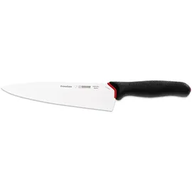 Giesser seit 1776 - Made in Germany - Kochmesser 20 cm breite Klinge PrimeLine, schwarz, rostfrei, spülmaschinenfest, scharfes Küchenmesser rutschfest
