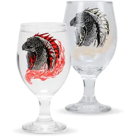 Paladone House of the Dragon Goblet 0,35 l Farbe wechselndes Glas