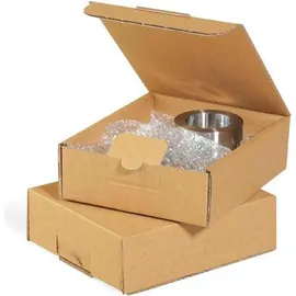 TransPak Klappschachtel 1-wellig, Qual. 1.10, braun, DIN A6, 159 x 125 x 45 mm