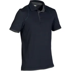DASSY® Orbital Poloshirt - nachtblau/anthrazitgrau - XS