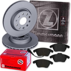 Zimmermann Bremsscheiben 312mm + Beläge Vorne Für Audi Tt 8j Cabrio + Roadster: Bremsscheibe: 1k0615301aa, 5c0615301b, Bremsbelagsatz: 1k0698151, 1k06