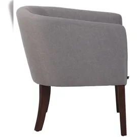 CLP Sessel Nemea Stoff grau/antik