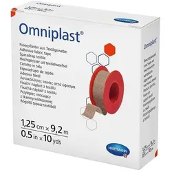 Omniplast Fixierpflaster Textilgew.1,25 cmx9,2 m