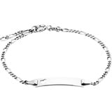 Amor Identarmband für Damen, 925 Sterling Silber Armbänder & Armreife Weiss