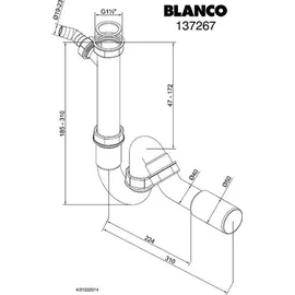 Blanco 137267 Geruchsverschluss