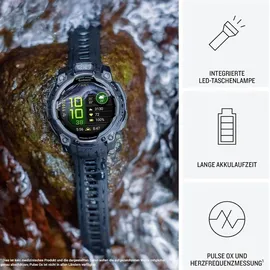 Garmin Instinct 3 Solar 45 mm Schwarz / Schwarz