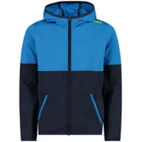 CMP KID JACKET FIX HOOD b.blue mel.-river (21NR) 140