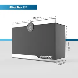 Poolstar Silent Max 155 grau-weiß