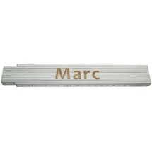 Heka Zollstock Marc 2 m, weiß