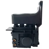 Trade-Shop Schalter switch passend für Makita HR2641 HR2475 HR2455 ersetzt 650508-0, Ersatzteil für Bohrhammer / Stemmhammer / Schlaghammer etc. schwarz