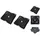 vidaXL Bootssitz-Drehplatten 2 Stk. Standard 160×160×2,5 mm