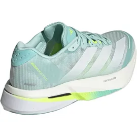 adidas Adizero Boston 13 Damen Aqua/Zero Metallic/Lucid Lemon 40