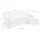 DOMO collection Eckcouch Kunstleder 2-Sitzer Rot
