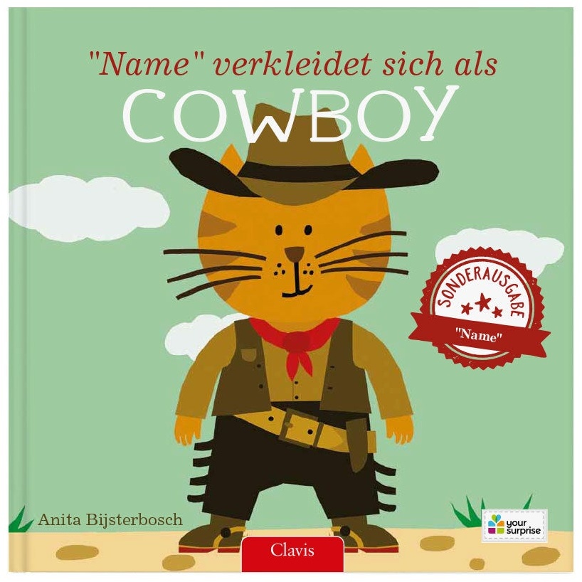 Personalisierte Kinderbücher - Ich gehe als Cowboy
