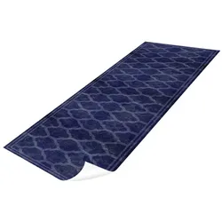 mySPOTTI Vinyl Teppich »Raj«, BxL:255 cm x 65 cm, blau|grau