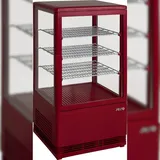 Saro Mini-Umluftkühlvitrine SC 70 rot