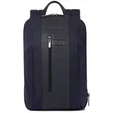 Piquadro Brief2 Slim Expandable Backpack M Blue