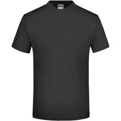 T-Shirt mit V-Ausschnitt JN003, schwarz, Größe XXL - schwarz - XXL