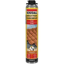 SOUDAL 96434 Polyurethan-Schaum Dämmung Wetterbeständig 750ml Rot