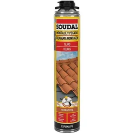 SOUDAL 96434 Polyurethan-Schaum Dämmung Wetterbeständig 750ml Rot