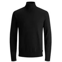 JACK & JONES Emil Knit Rollkragenpullover Black 2XL