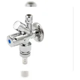 stabilo-sanitär Kombi-eckventil Ø 3/8 x 10 mm x 3/4 Zoll mit Rundgriff