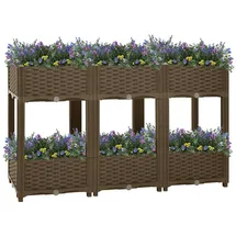 vidaXL Hochbeet 120x40x71 cm Polypropylen