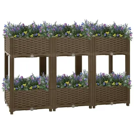 vidaXL Hochbeet 120x40x71 cm Polypropylen