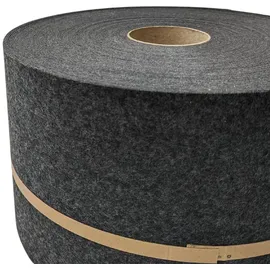 zaunzu® Sichtschutzstreifen 35 m Schwarzgrau Vlies