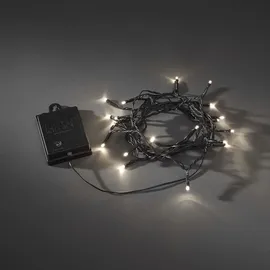 Konstsmide LED Lichterkette 2 m Schwarz Warmweiß