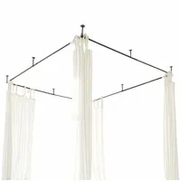 Loberon Betthimmel Giroux, Romantisches Himmelbett-Flair, bis 200 cm Ausziehbar,