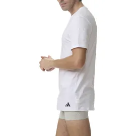 adidas Herren 3er Pack - Shirt, Active Core Cotton Weiß M