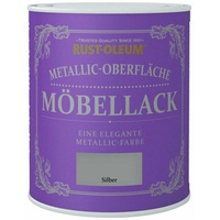 Rust-Oleum Möbellack Metallic-Oberfläche 125ml silber
