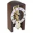 HERMLE 23015-030721 Moderne Skelett-Tischuhr, Nussbaum Braun, 18cm x 9cm x 11cm