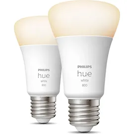 Philips LED-Birne E27 9W 806 lm warmweiß 2 St.