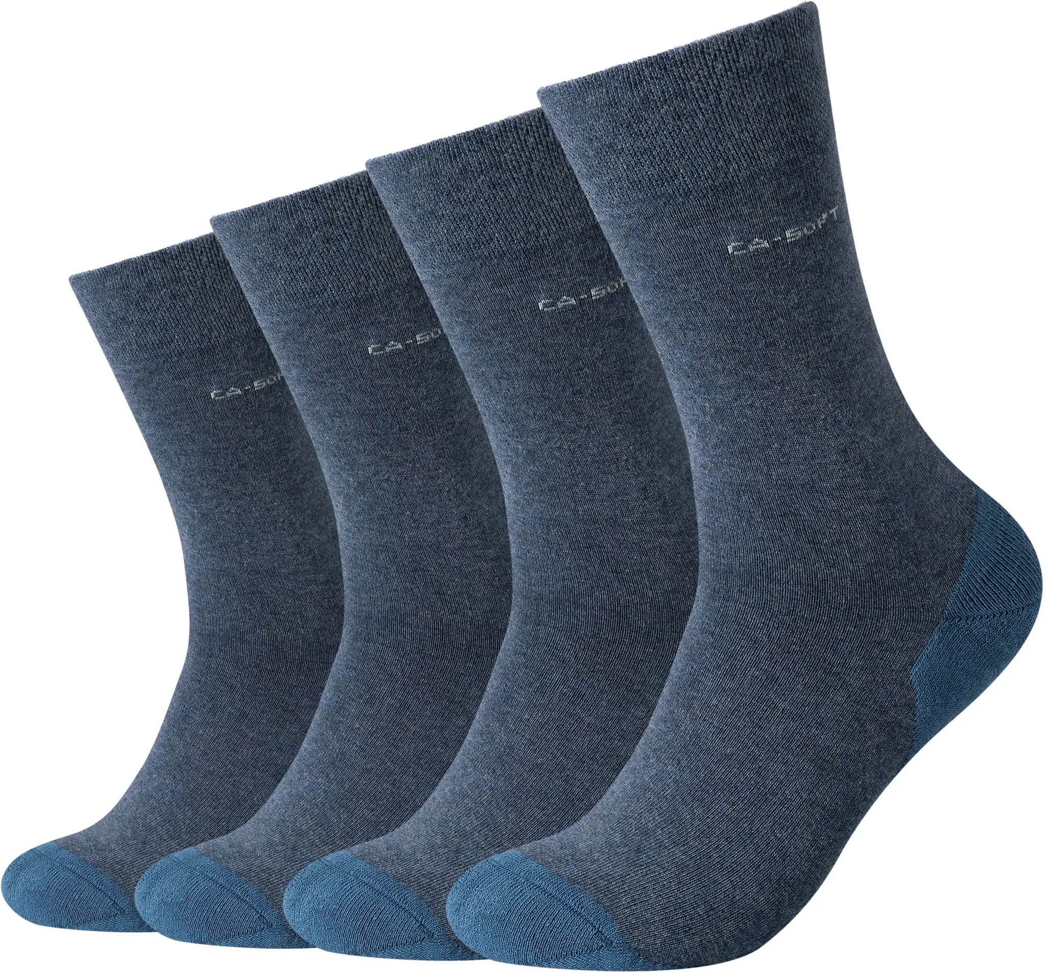 Camano Arbeitssocken, (4er Pack), mit leichter Polsterung Camano jeansblau-melange 39 (42)