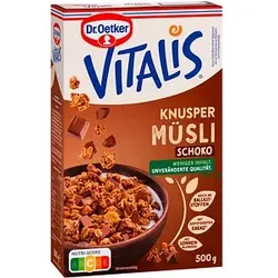 Dr. Oetker Vitalis Knuspermüsli Schoko Müsli 500,0 g