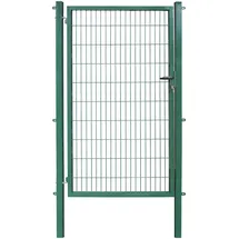 Arvotec Zauneinzeltür ARVOTEC "ESSENTIAL", grün, B:120cm H:200cm, Metall, Tore, Breite: 100 - 120 cm, Höhe: 80 - 200 cm, zum Einbetonieren