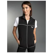 TRIGEMA Steppweste TRIGEMA "TRIGEMA Atmungsaktive Sport-Weste", Damen, Gr. L, schwarz, 92% Polyester, 8% Elasthan, Westen Steppweste