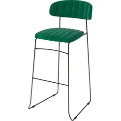 Barhocker ESSENTIALS "Mundo", grün, B:46,5cm H:105cm T:49cm, Hocker, Leicht zu Transportieren