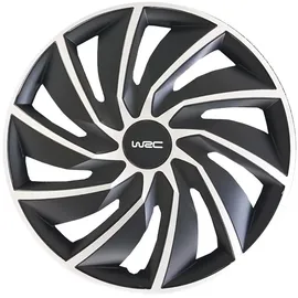 WRC Turbo Bicolor 14 Zoll 4 Stück Schwarz/Silber