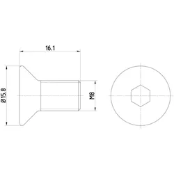 Schraube, Bremsscheibe TEXTAR TPM0006