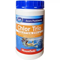 Mountfield Wasserreinigungstabletten - Azuro Chlor Trio 1kg