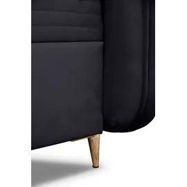 Fun Möbel Alize 200 x 200 cm Schwarz
