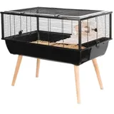 ZOLUX Käfig für Nagetiere 78X48X36 cm  H36 szwarz