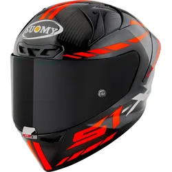 Suomy S1-XR GP Carbon Hypersonic, Integralhelm - Schwarz/Rot - XS
